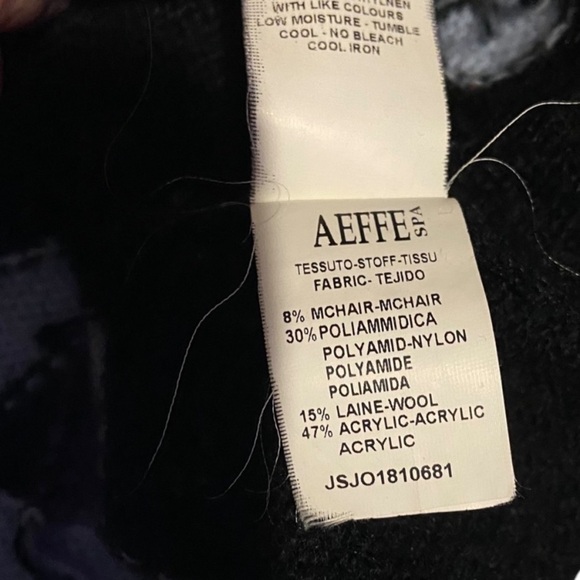 Vintage Jeremy Scott Planet Intarsia Sweater Avant Garde Wool Hair Blend - Picture 5 of 6